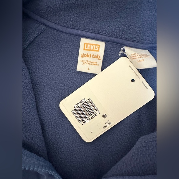 Levi’s Gold Tab Summit 1/4 Zip Sweatshirt - Picture 6 of 7